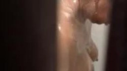 Shower spy chubby malay aunty