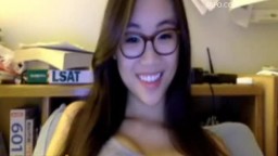      [Omegle] Asian nerd flashes tits   